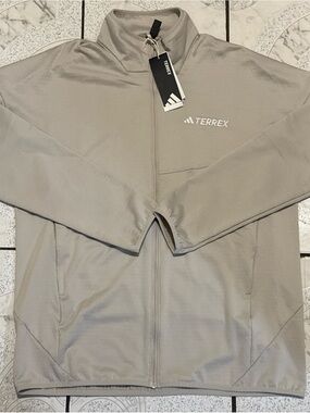 New Adidas Terrex Xperior Climawarm Light Fleece Jacket Men’s Size Large KA6930